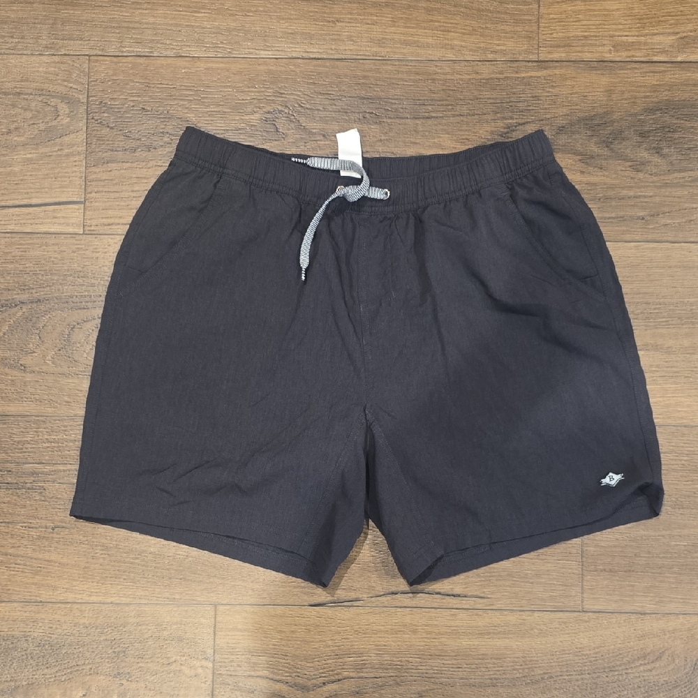 Burlebo Athletic Short - Heather Black - Retro Duck Camo Liner Large